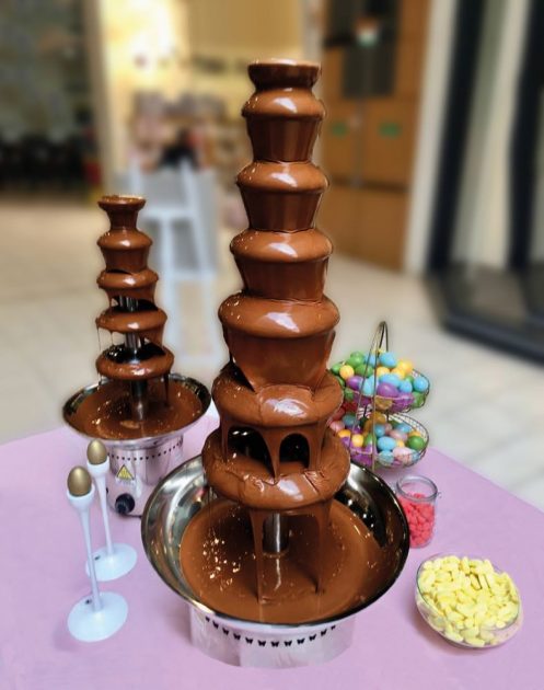 fontaine chocolat animation commerciale