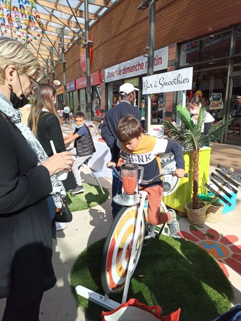 velo smoothies avec enfant