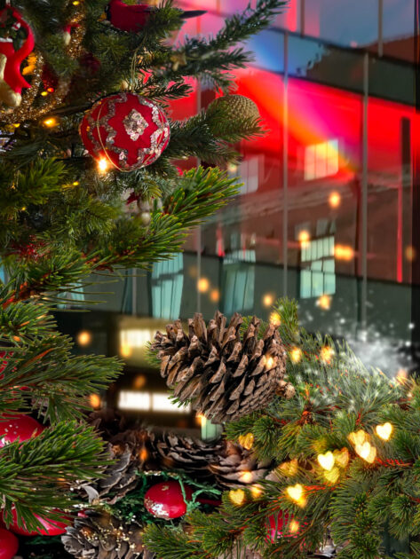 décoration noël centre commercial