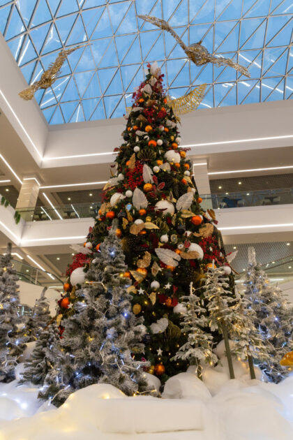 décoration noël centre commercial
