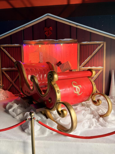 Village de Noël immersif au centre Ruban Bleu