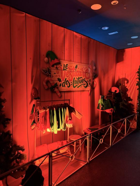 Village de Noël immersif au centre Ruban Bleu