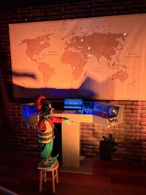 Village de Noël immersif au centre Ruban Bleu